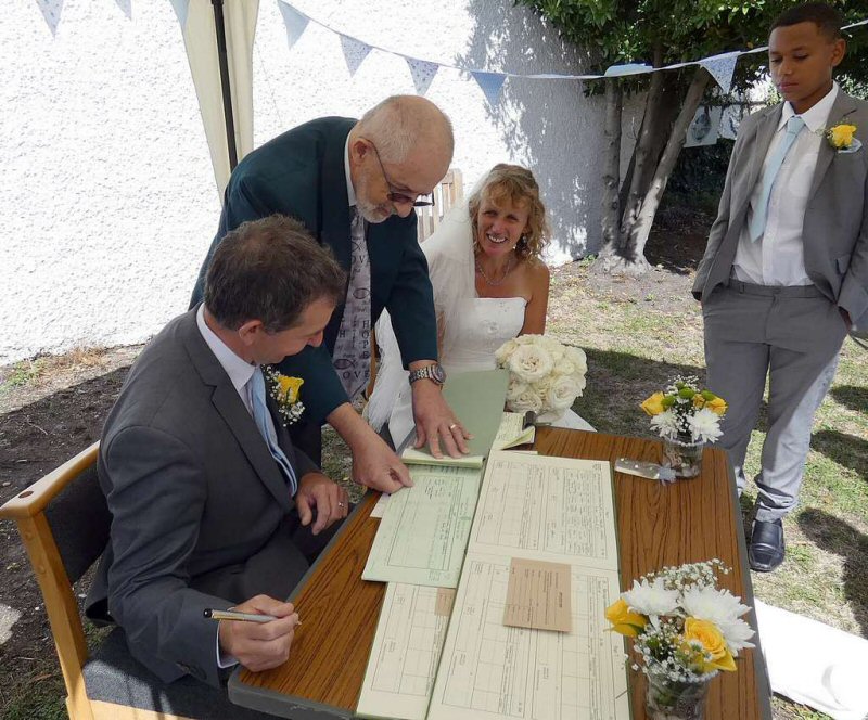 Coral and Simon's Wedding.