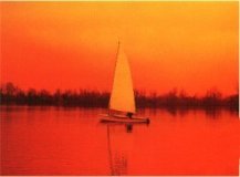 Red sails in the sunset